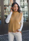 THML Catalinas Sweater Vest - Camel-***FINAL SALE***-Hand In Pocket