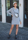 Chaser Bliss Long Sleeve Hooded Dress-***FINAL SALE***-Hand In Pocket