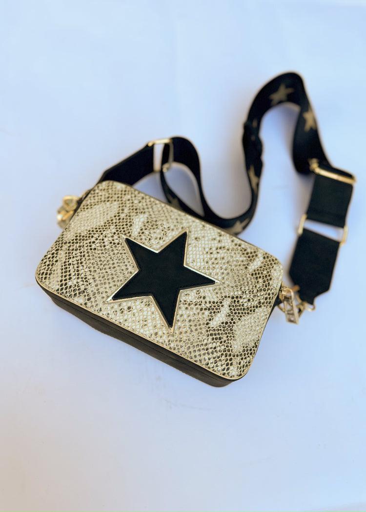 Vintage Havana Linda Crossbody Bag - Snake Multi-Hand In Pocket