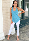 Bobi Racerback Tank-Surf-***FINAL SALE***-Hand In Pocket