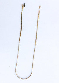 Farrah B Simple Soul Necklace - Gold-Hand In Pocket