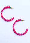 Playa Hoops- Hot Pink-Hand In Pocket