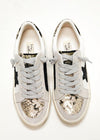 Vintage Havana Bonnie Lace Up Sneaker - White/Snake-Hand In Pocket