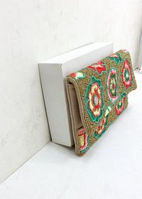 Lewa Beaded Clutch-Hand In Pocket