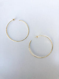 Prime Gold Hoops - Gold-Hand In Pocket