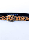 JJ Winters Kylie Mini "Leopard" Calf Hair-Hand In Pocket