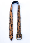 JJ Winters Kylie Mini "Leopard" Calf Hair-Hand In Pocket