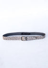 JJ Winters Kacey Belt - Silver Leopard-Hand In Pocket