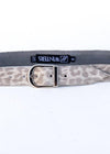 JJ Winters Kacey Belt - Silver Leopard-Hand In Pocket