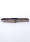 JJ Winters Kacey Suede Belt - Elephant-Hand In Pocket