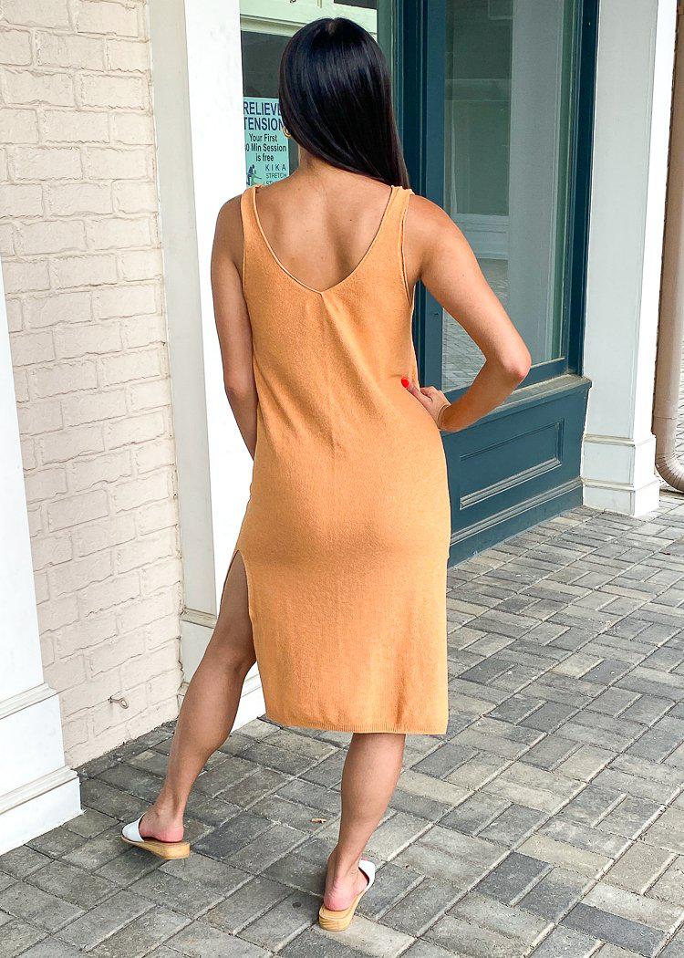 Kamari Knit Dress - Sandstone ***FINAL SALE***-Hand In Pocket