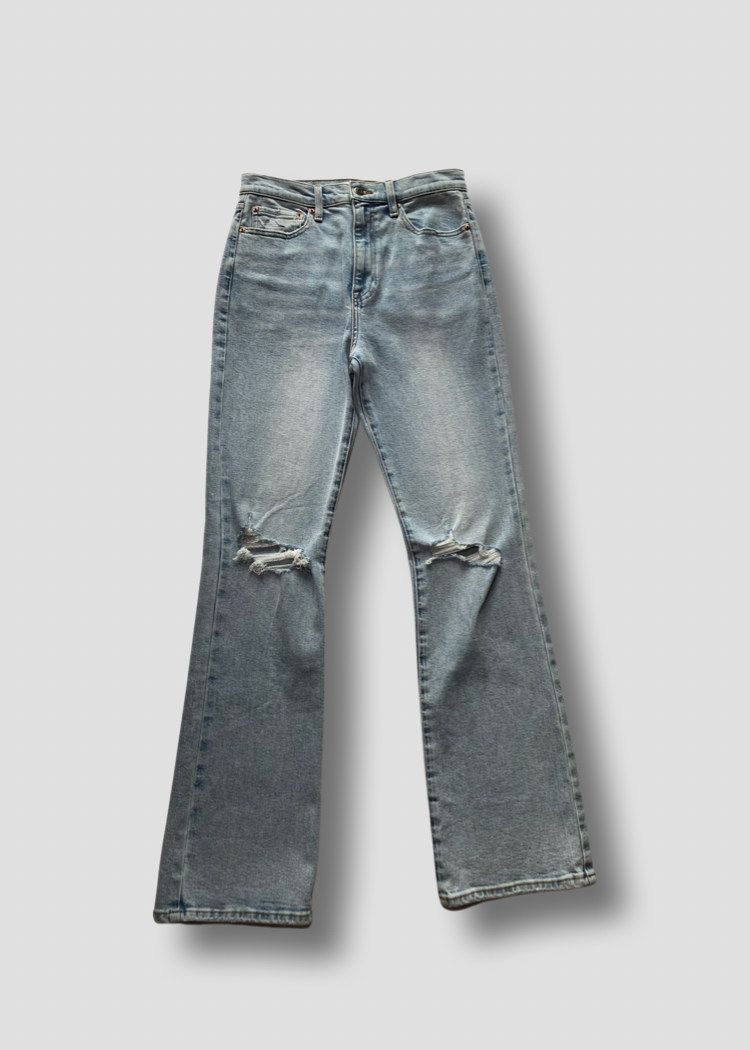 Pistola Dana Distressed Flare-Nelson-***FINAL SALE***-Hand In Pocket