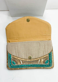 Lombok Beaded Clutch-Hand In Pocket