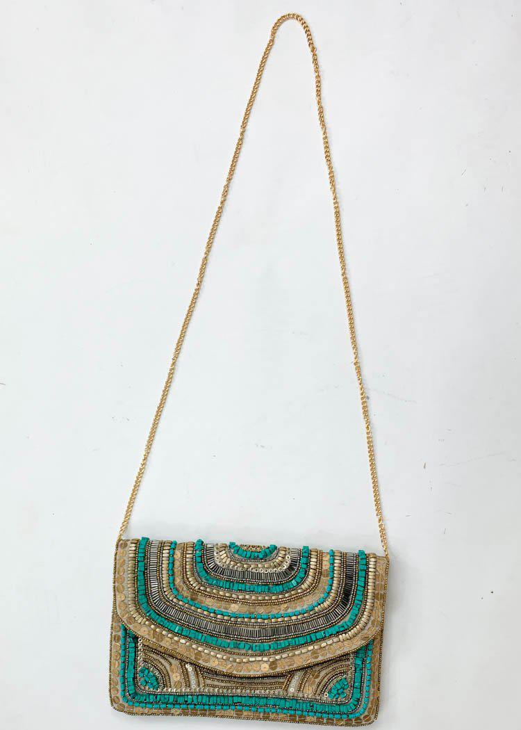 Lombok Beaded Clutch-Hand In Pocket