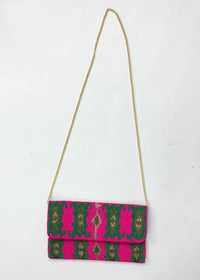 Flores Beaded Clutch-Hand In Pocket