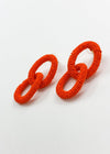 Solmar Link Hoops- Orange-Hand In Pocket