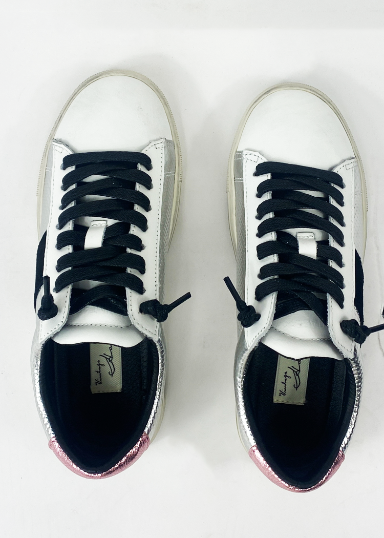 Vintage Aimee Chrome Sneaker-***FINAL SALE*** ***FINAL SALE***-Hand In Pocket