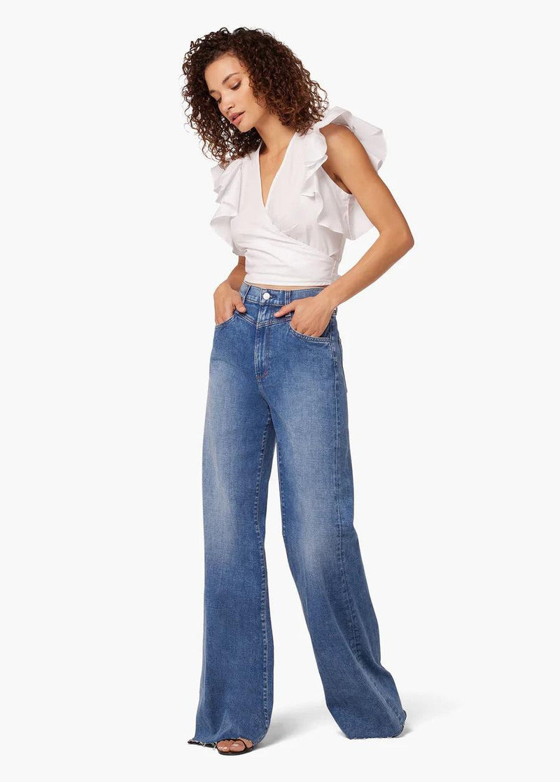 Joes Jeans The Goldie Plazzo Pant - Windward-Hand In Pocket