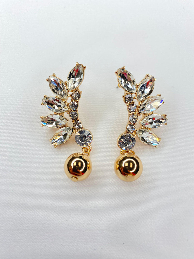 Colliers Wing Earring Ball Drop-Gold-Hand In Pocket