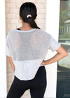 Chaser Boxy Blocked Mesh Boxy Tee-Hand In Pocket