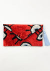 Wolf & Willa Eye Envelope Clutch-Red-Hand In Pocket