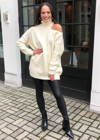 Ritter Open Shoulder Turtleneck Sweater***FINAL SALE***-Hand In Pocket