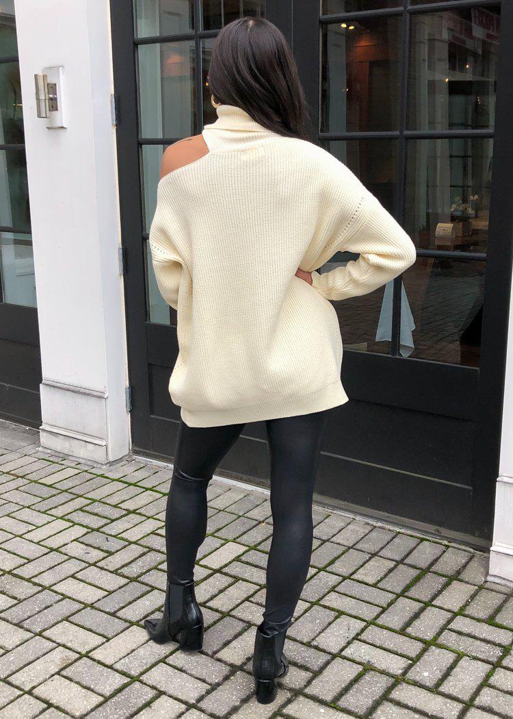 Ritter Open Shoulder Turtleneck Sweater***FINAL SALE***-Hand In Pocket