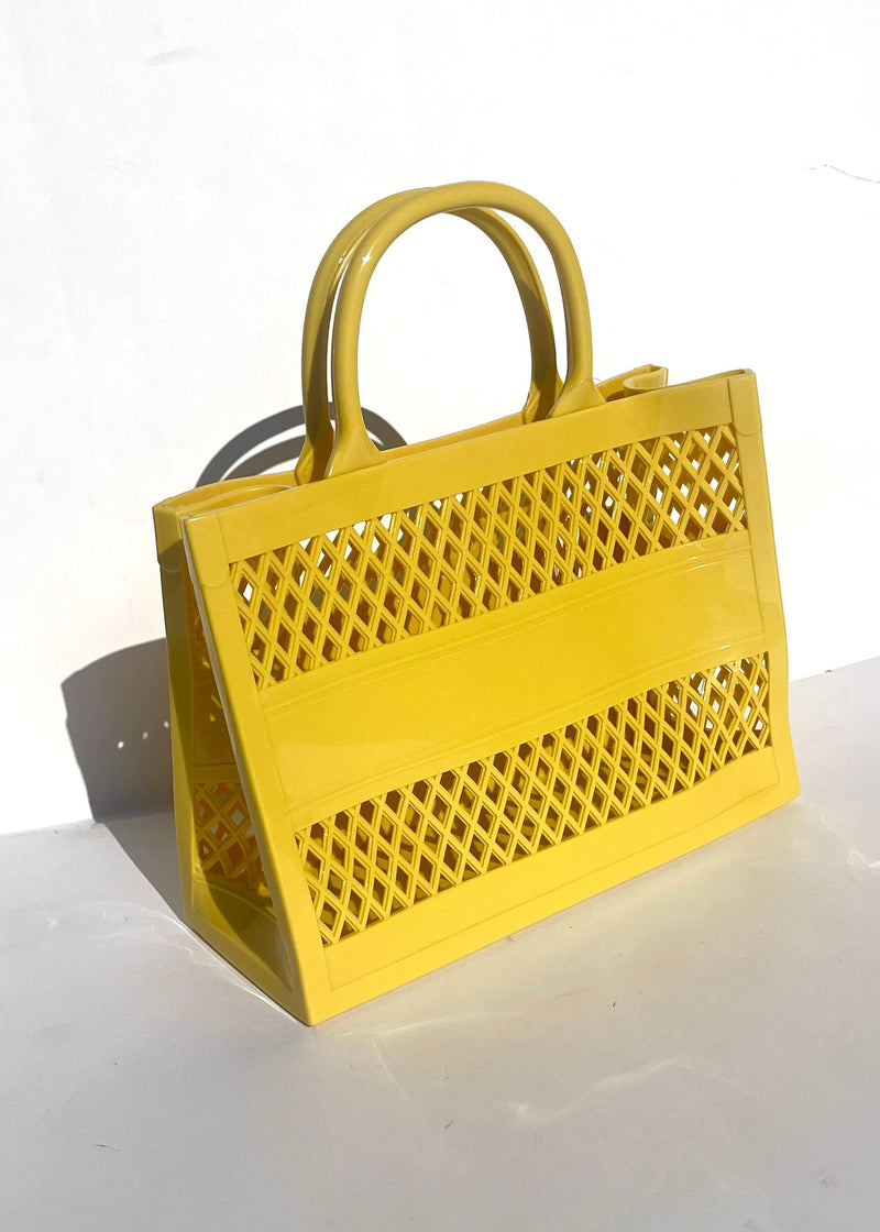 Andi Tote Bag - Yellow-***FINAL SALE***-Hand In Pocket