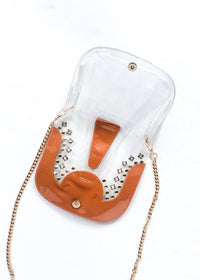 Clearly Tarrin Clear Saddle Purse-***FINAL SALE***-Hand In Pocket