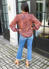 See U Soon Denali Animal Print Blouse-Hand In Pocket