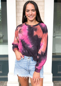 Joni Tie Dye Sweatshirt-Hand In Pocket