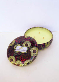 Voluspa Japonica 3 Wick Tin Candle- Goji Tarocco Orange-Hand In Pocket