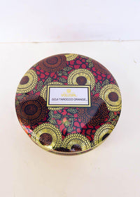 Voluspa Japonica 3 Wick Tin Candle- Goji Tarocco Orange-Hand In Pocket