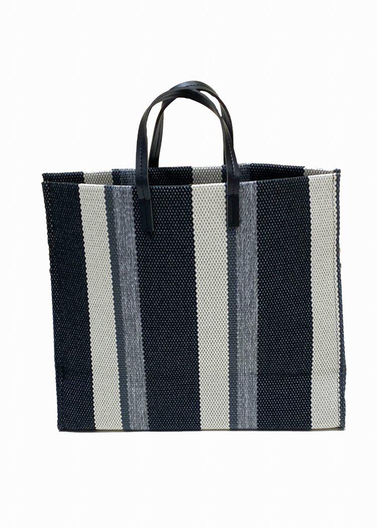 Camiri Striped Woven Bag-Hand In Pocket