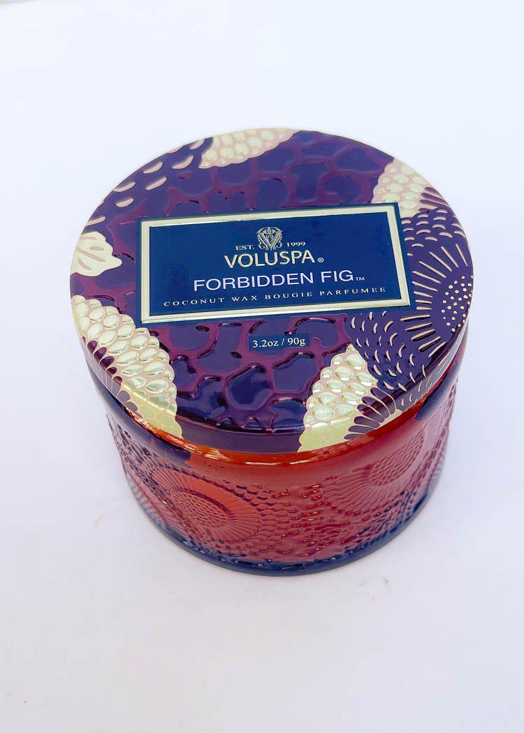 Voluspa Foribidden Fig Petite Jar-Hand In Pocket