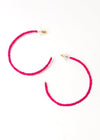 Tropicana Hoops-Hot Pink-Hand In Pocket