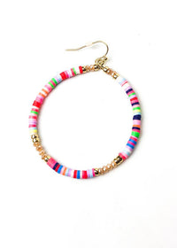 Carnival Beaded Hoop-Hand In Pocket