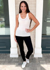 Bobi Essential Tissue Tank-White ***FINAL SALE***-Hand In Pocket