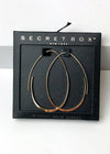 Teardrop Threader Hoops-Gold-Hand In Pocket