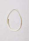 Teardrop Threader Hoops-Gold-Hand In Pocket