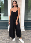 Z Supply The Flared Leg Jumpsuit - Black-Hand In Pocket