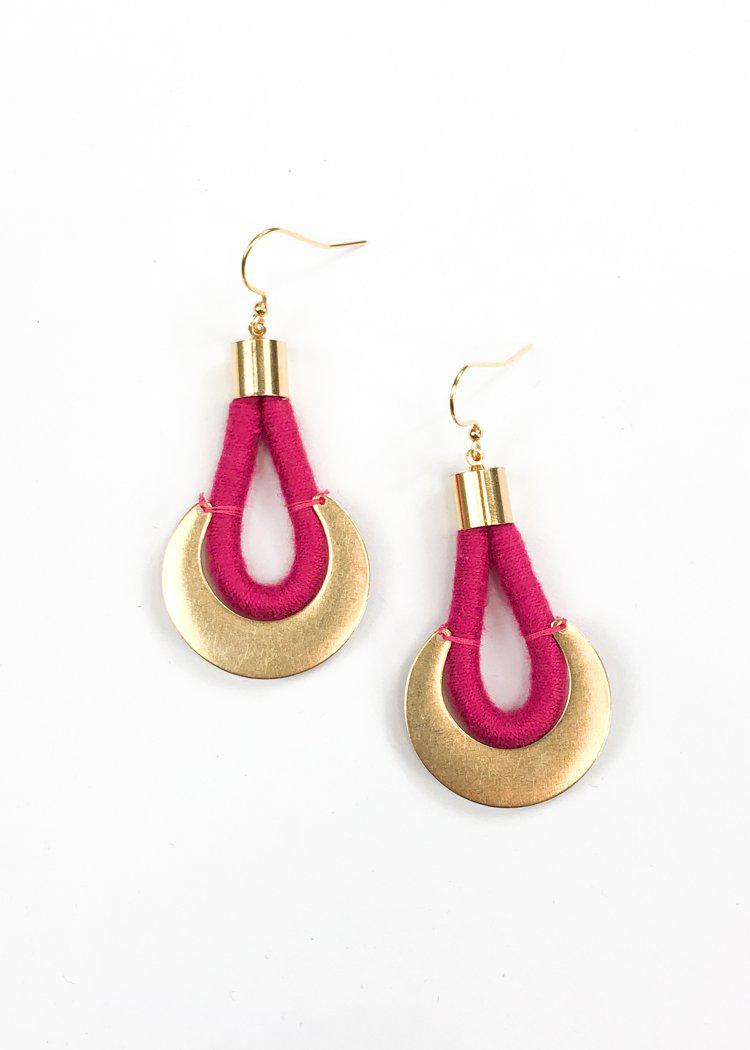 Grant Crescent Drop Earrings-Hand In Pocket