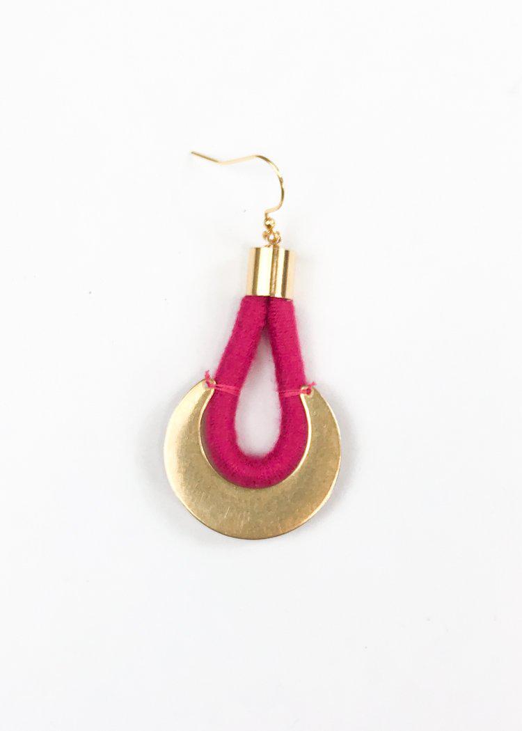 Grant Crescent Drop Earrings-Hand In Pocket