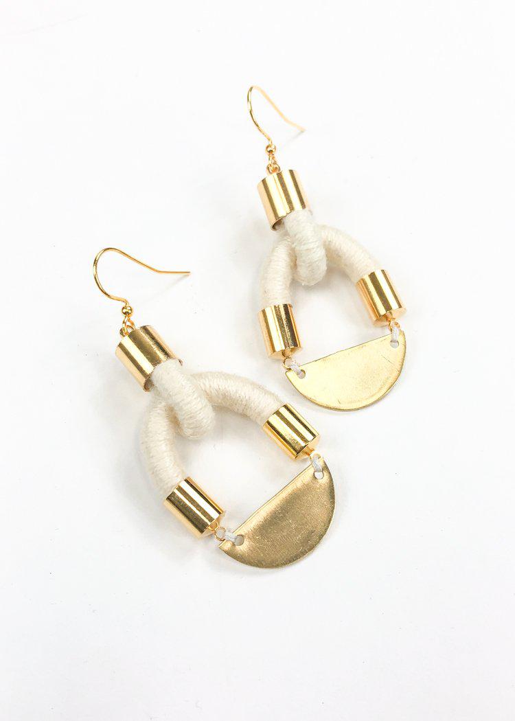 Underwood Colorblock Earring-Hand In Pocket