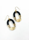 Summerhill Shortened Earring - Black-Hand In Pocket