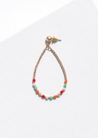 Rockport Beaded Colorful Drop Earrings - ***FINAL SALE***-Hand In Pocket