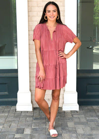 Karlie Katanga Peasant Dress-Hand In Pocket