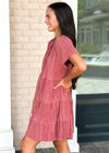 Karlie Katanga Peasant Dress-Hand In Pocket