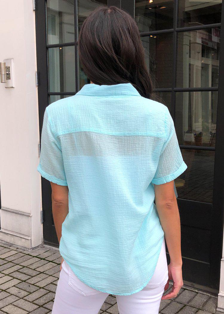 Bobi Gauze Button Up-Splash-***FINAL SALE***-Hand In Pocket