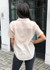 Bobi Gauze Button Up-Sandy-***FINAL SALE***-Hand In Pocket